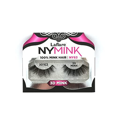 Laflare NYMink 3D Mink Lashes – NY63 - ANNS BEAUTY SUPPLY